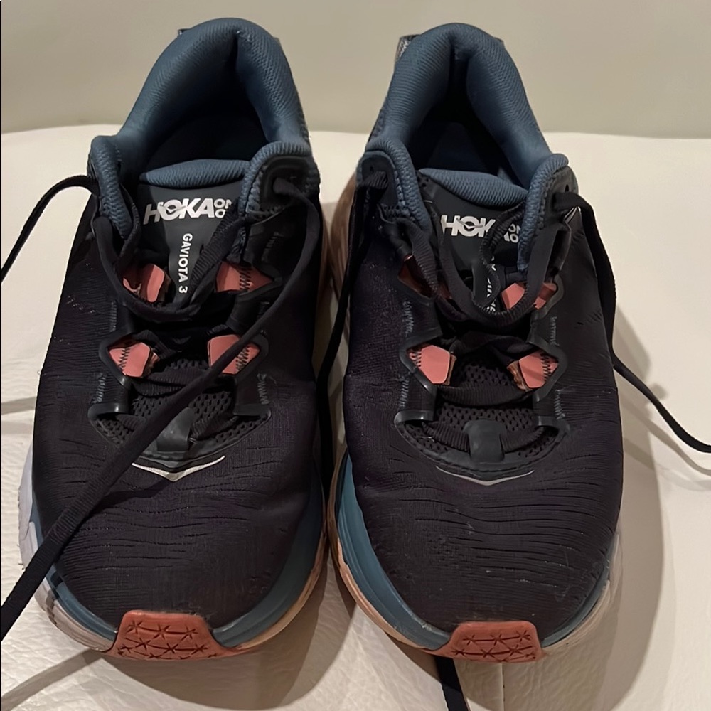 HOKA Graviota 3 Blue and Pink Running Shoes